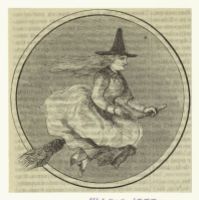 Witch illustration, October 1858, Harper's magazine